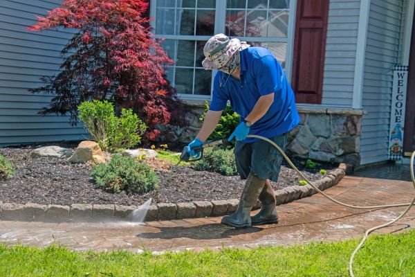 Brick Walkway Cleaning in Yorba Linda